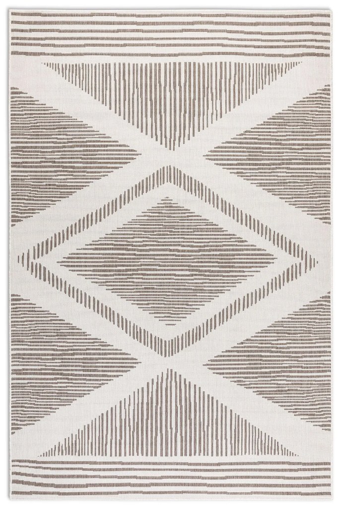 Kusový koberec Gemini 106016 Linen z kolekcie Elle – na von aj na doma, 120x170, béžová, chodba / predsieň, ELLE Decoration