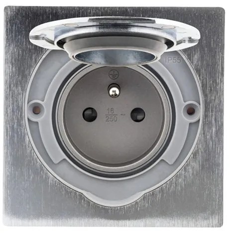 Solight 5B320 − Vonkajšia vstavaná podlahová zásuvka IP55