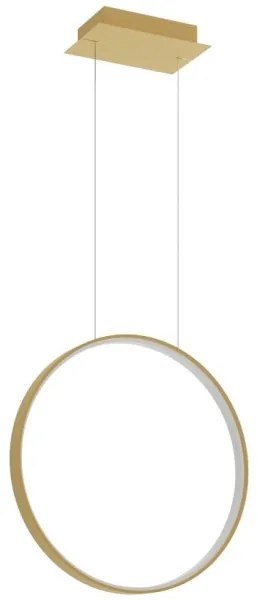 Thoro TH.221 - LED Luster na lanku RIO LED/30W/230V CRI95 4000K pr. 55 cm zlatá