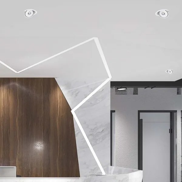 LED Podhľadové bodové svietidlo LED/28W/230V 3000/4000/6400K pr. 20 cm biela