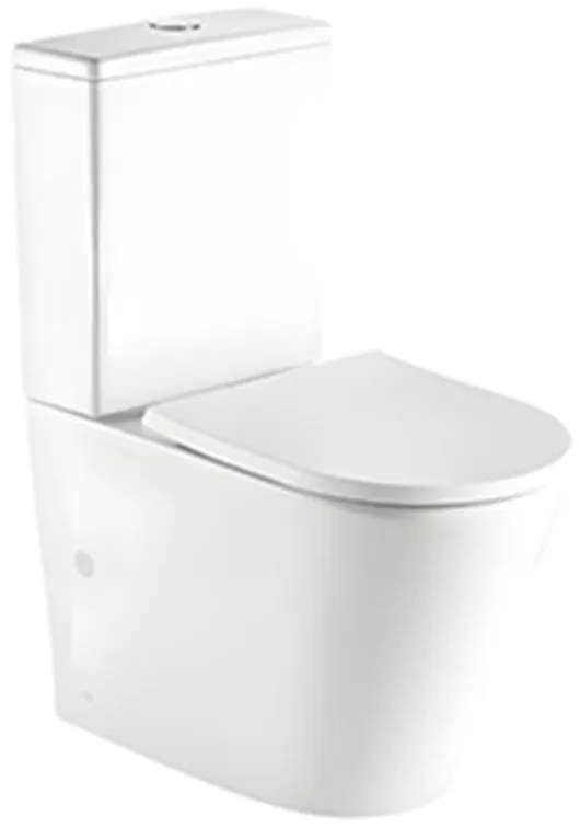 WC Kombi Hass Rimless s doskou voľne padajúca vírivé preplachovanie