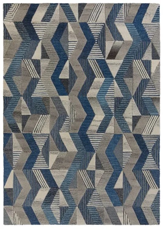 Flair Rugs koberce Kusový koberec Moda Asher Blue - 120x170 cm