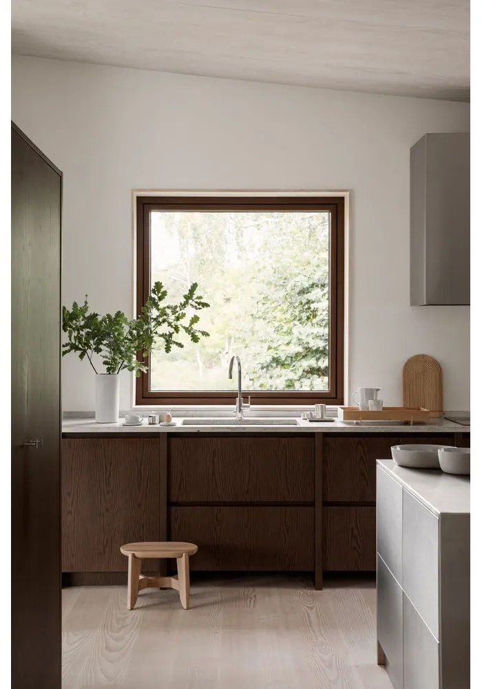 Béžový keramický hrnček s uchom Blomus Sablo, 250 ml