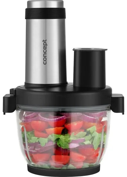 Concept RM3300 - Kuchynský robot so strúhadlom 1000W/230V čierna/nerez