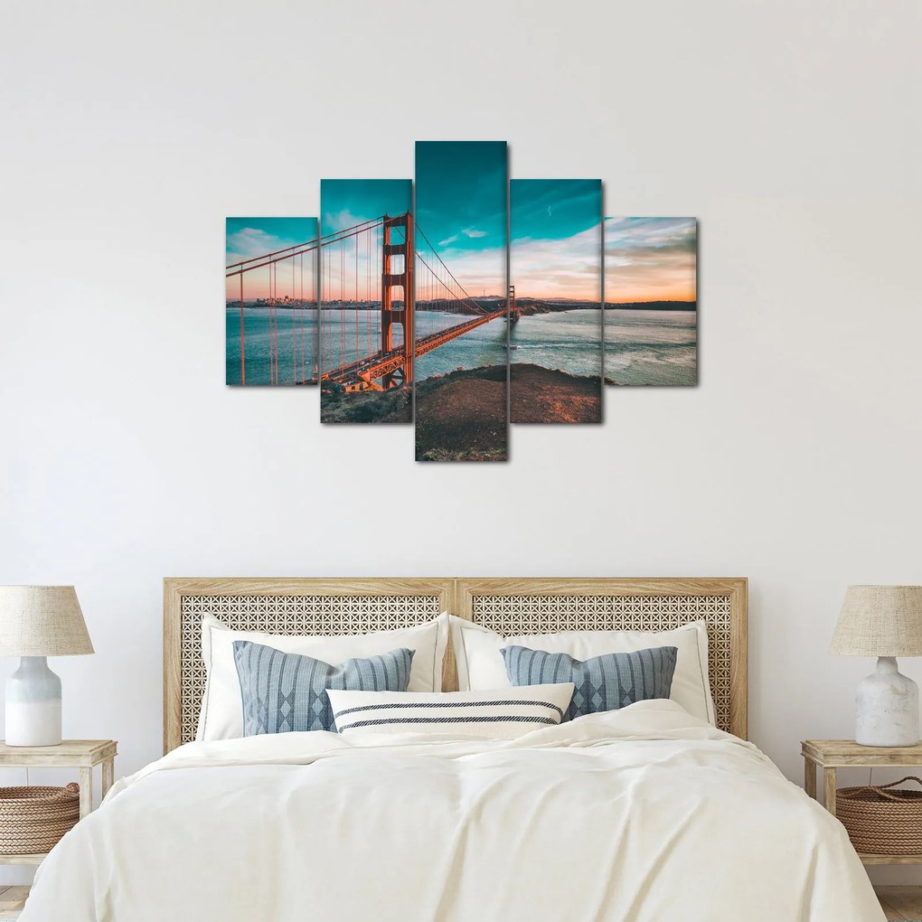 Obraz- Golden Gate, San Francisco (150x105 cm)