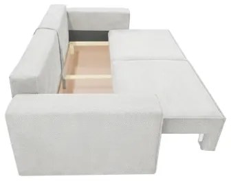 Rozkladacia trojmiestná pohovka s úložným priestorom RONDA béžová