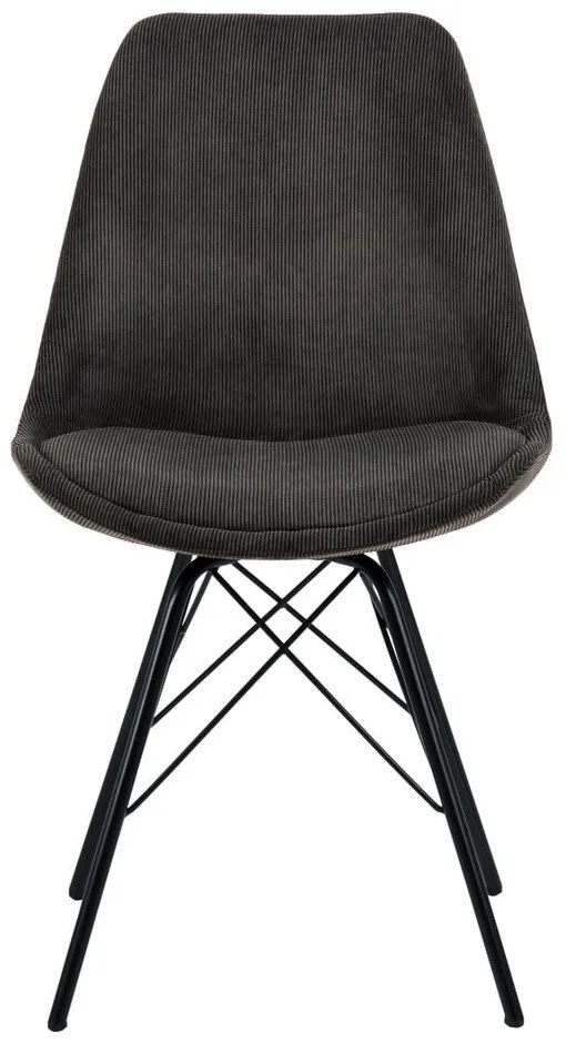 Tmavosivá jedálenská stolička Eris - Actona