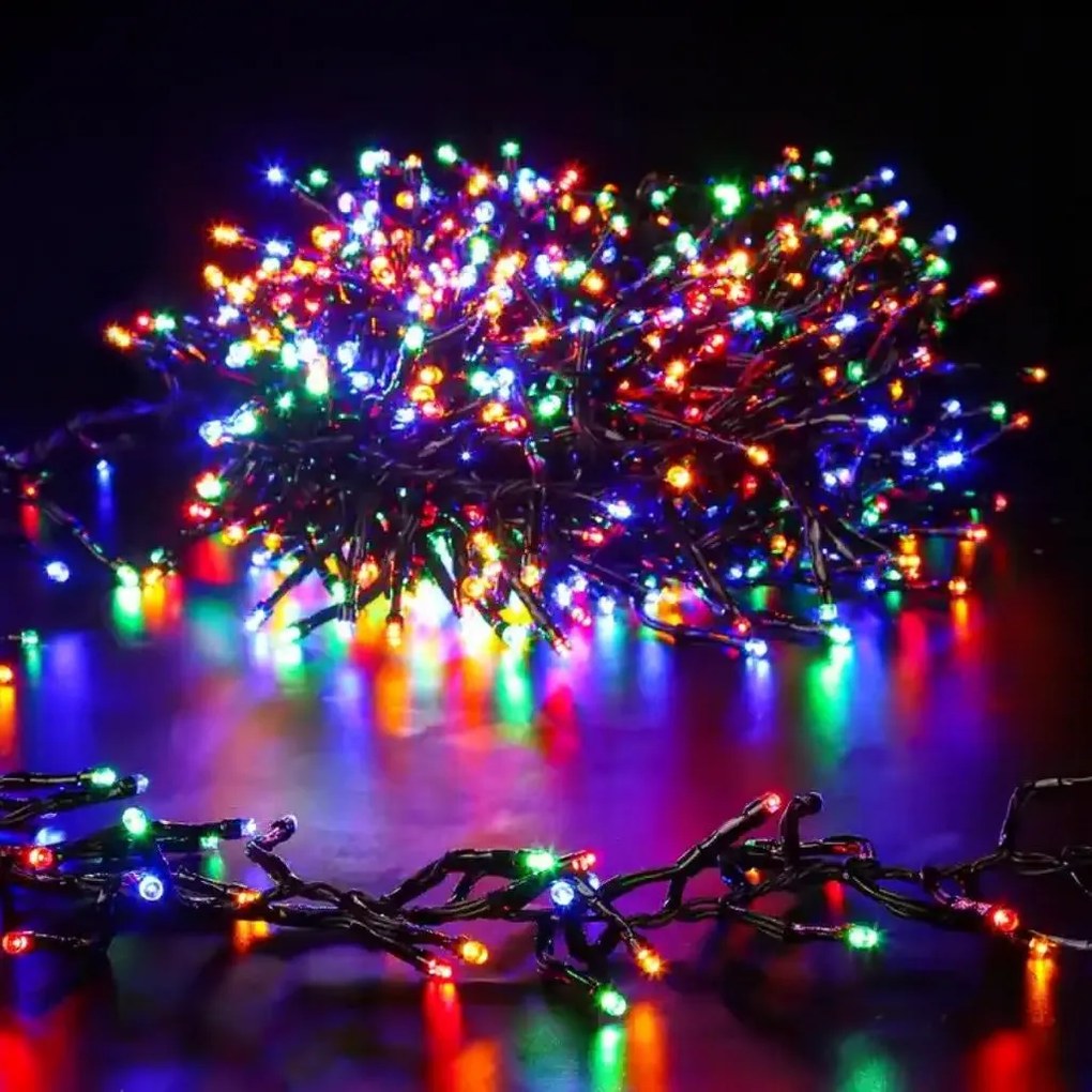 Vianočné svetielka vonkajšie FLASH multicolor 300 LED
