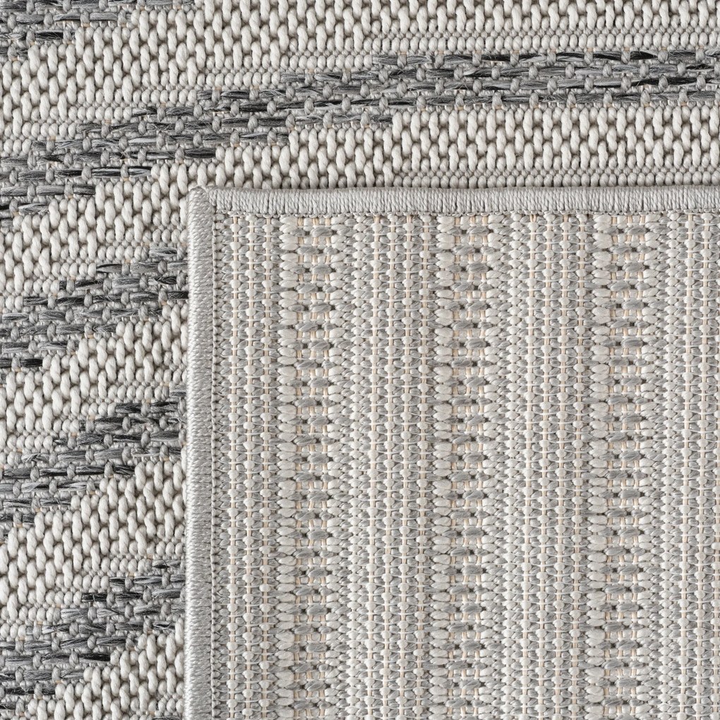 Ayyildiz, Kusový koberec Desert 1301 grey - na von aj na doma, 280x370, šedá, chodba / predsieň