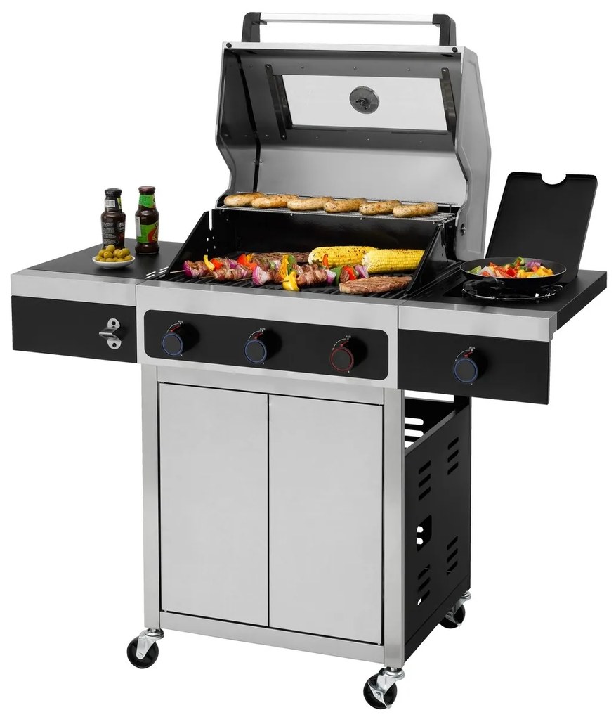 Tepro 3314 Plynový gril Keansburg 3 Special Edition, 3 horáky, 128 x 62 x 118 cm