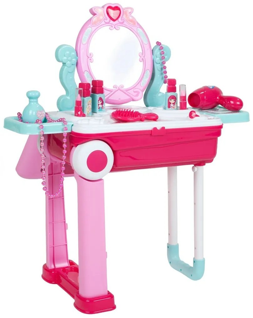 Detský toaletný stolík Baby Mix v kufríku 2v1, 60x 53 x 24,5 cm