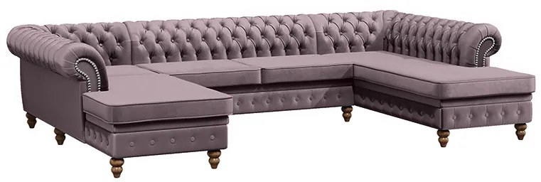PROXIMA.store - Luxusná sedačka CHESTERFIELD LONG U FARBA NÔH: čierna, DRUH LÁTKY: TORRE - 10, FARBA OZDOBNÝCH ŠPENDLÍKOV: staré zlato