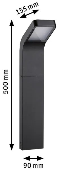 Paulmann 94746 - LED/7,5W IP44 Vonkajšia lampa KULMA 230V