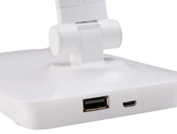 ONLI - LED Stmievateľná stolná lampa S USB portom DESKI LED/7W/230V 4000K biela