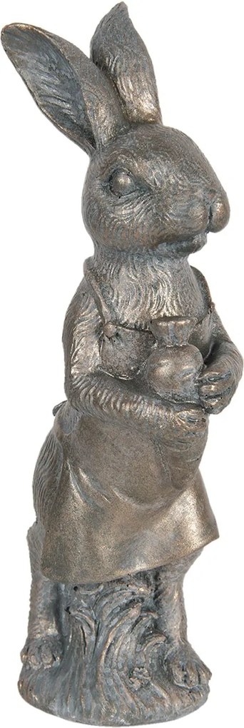 Metalická veľkonočné dekorácie králika métallique - 10 * 6 * 21 cm
