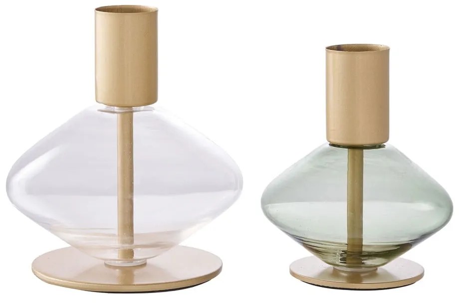 Sklenené svietniky v súprave 2 ks – House Nordic