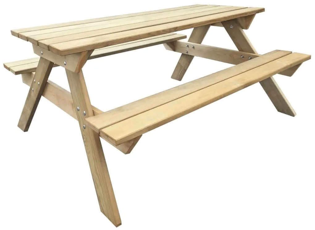 Piknikový stôl 150x135x71,5 cm, drevo 41725