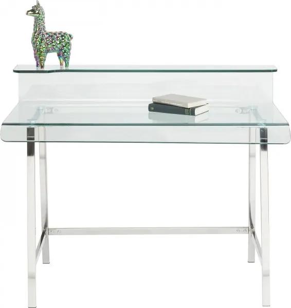 KARE DESIGN Pracovný stôl Visible Clear 110 × 56 cm