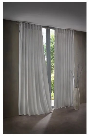 Looks by Wolfgang Joop Zamatový záves, 135 x 245 cm, 2 kusy (bledosivá)  (100390451)