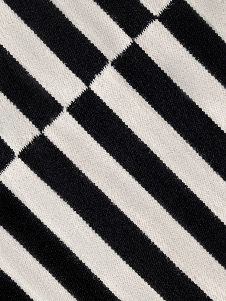 Hanse Home, Behúň Vika 106207 Black White, 80x200, čiernobiela, obývacia izba