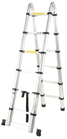 Teleskopický rebrík, 2 x 1,9 m, L