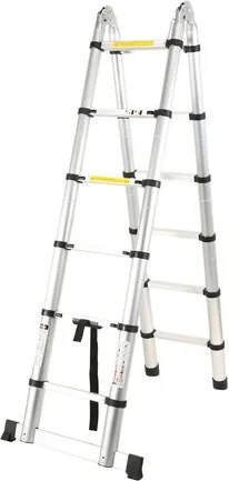 Teleskopický rebrík, 2 x 1,9 m, S