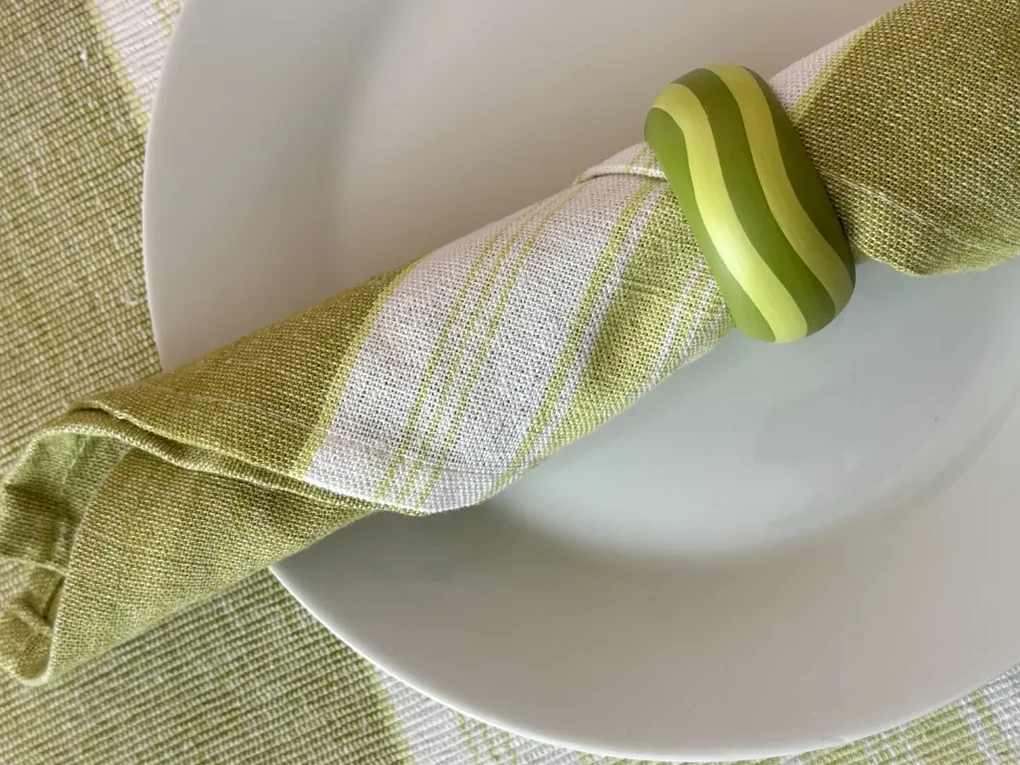 Praktický set prestierania 32x47 cm s obrúskom 40x40 cm FOOD Farba: Zelená