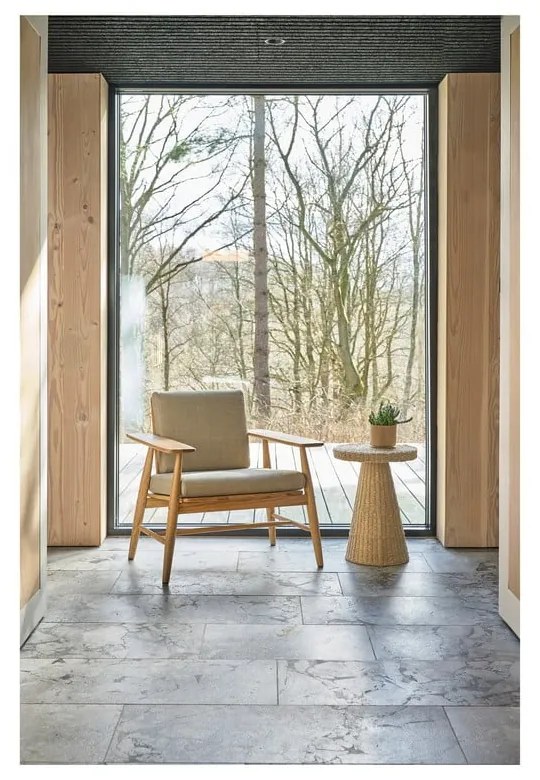 Okrúhly odkladací stolík ø 40 cm Varel – Villa Collection