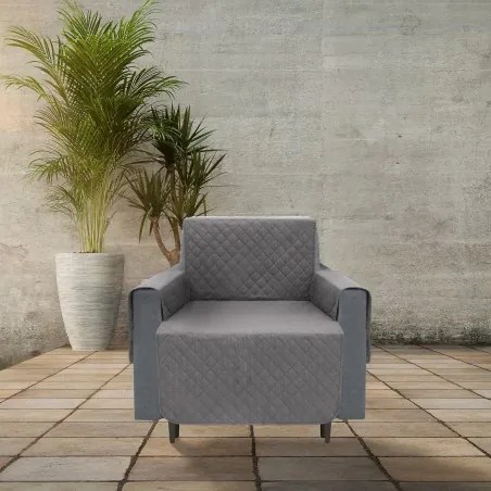 Poťah na kreslo PARIS sivý