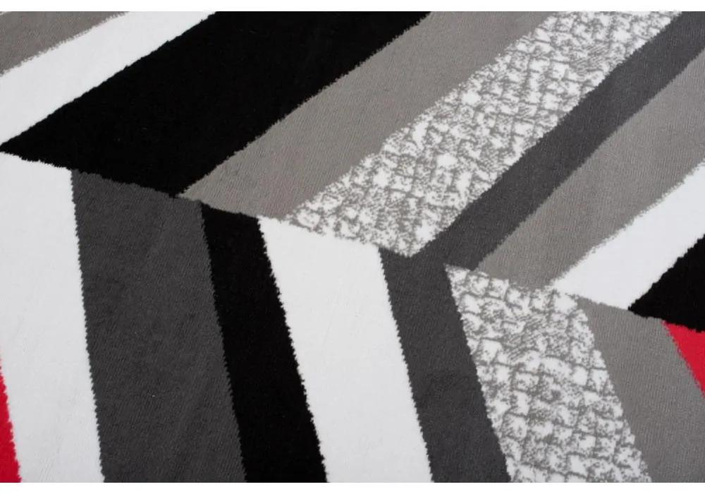 Kusový koberec PP Rico sivočervený 220x300cm