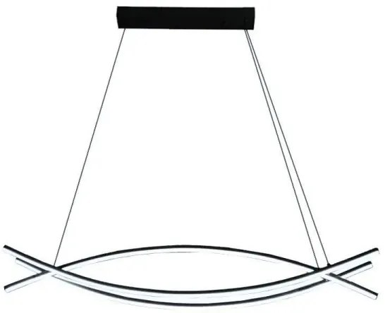 LED Stmievateľný luster na lanku LED/70W/230V 3000-6500K + diaľkové ovládanie