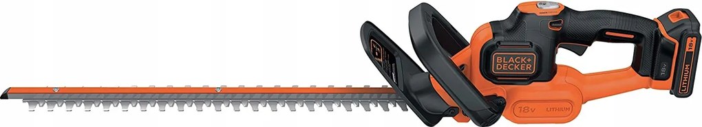 Akumulátorové nožnice na živý plot 45 cm 1x2,0Ah Black+Decker [GTC18452PC-QW]