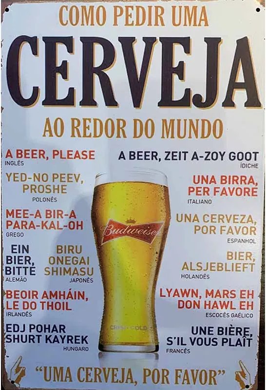 Ceduľa Cerveja