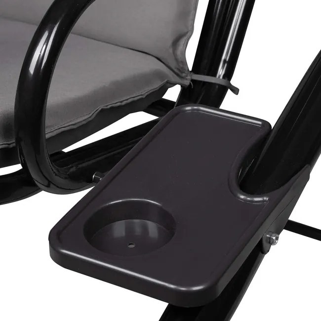 Záhradná hojdačka LINDA SPRINGOS GS0003-sivá