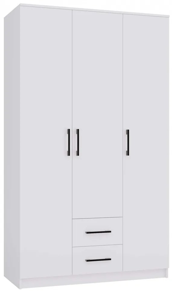 Šatní skříň Romana 120 cm bílá