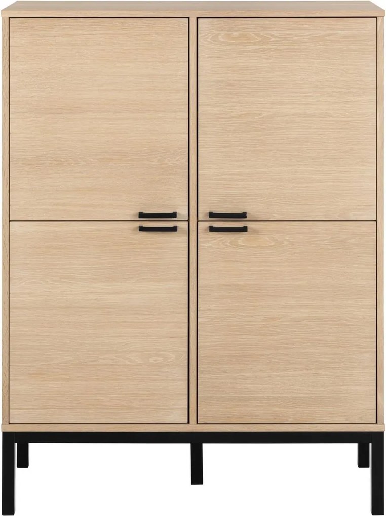 Komoda Kensington 91 cm dub bielený