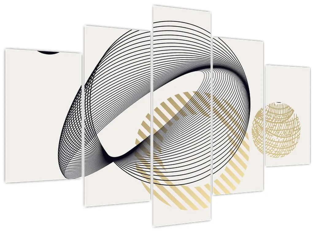 Obraz - Geometrické tvary N⁰3 (150x105 cm)