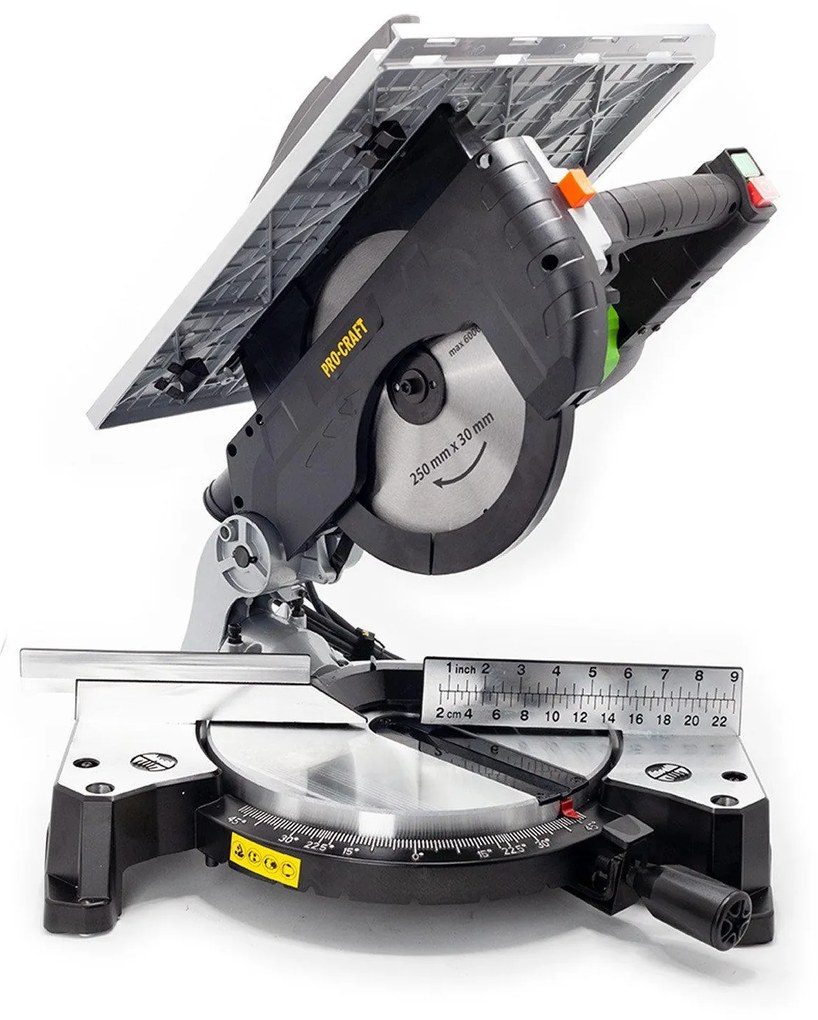 Píla elektrická pokosová s funkciou stolnej kotúčovej pily 2v1 - Procraft CMS25; 250 mm; 1800 W