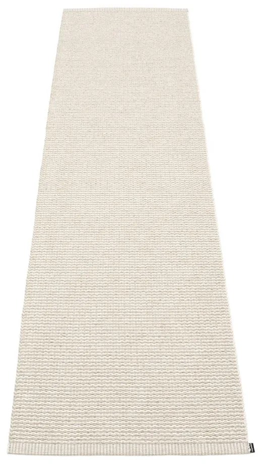 Krémový vnútorný a vonkajší behúň 60x250 cm Mono Linen Vanilla – Pappelina