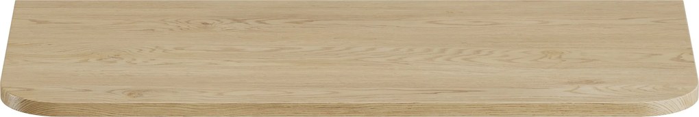 Comad Nábytková horná doska Ovalia Cremona 100 cm, dub cremona