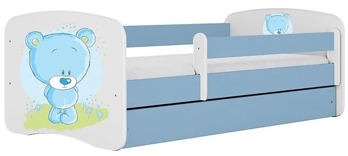 Detská Posteľ. Babydreams+Sz+M Modrá 80x160 Medveď Modr