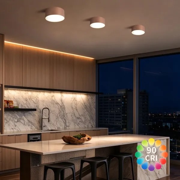 BRILAGI - Kúpeľňové stropné svietidlo FORIS LED/20W/230V pr. 15 cm bronzové IP44