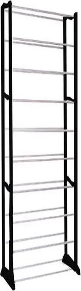 Verk Skladací botník Amazing Shoe Rack 50 párov čierna