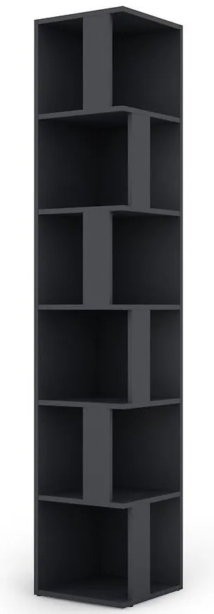 Regál na knihy Tower grafit