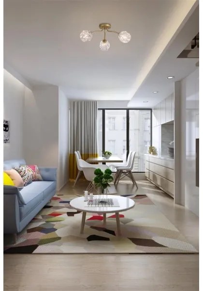 Searchlight 11523-3GO - Prisadený luster ASTRAL 3xG9/33W/230V zlatý