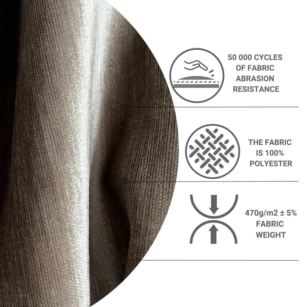 Svetlohnedá boxspring posteľ 180x200 cm Dove – Maison de Rêve