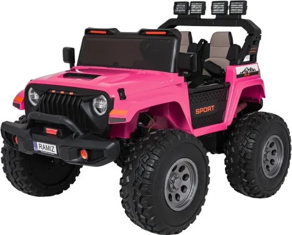 Elektrické autíčko Extreme Sport 4x4 ružové