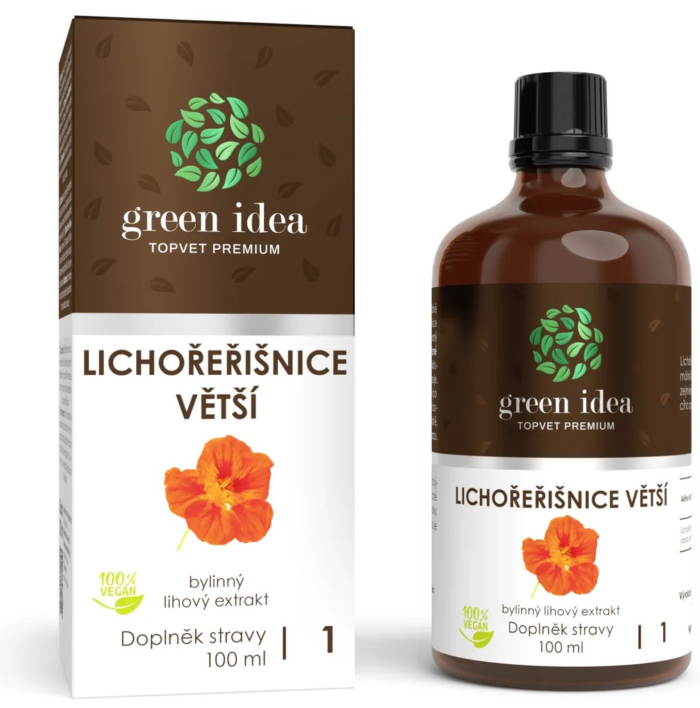 Green idea Kapucínka tinktúra - kvapky 100 ml