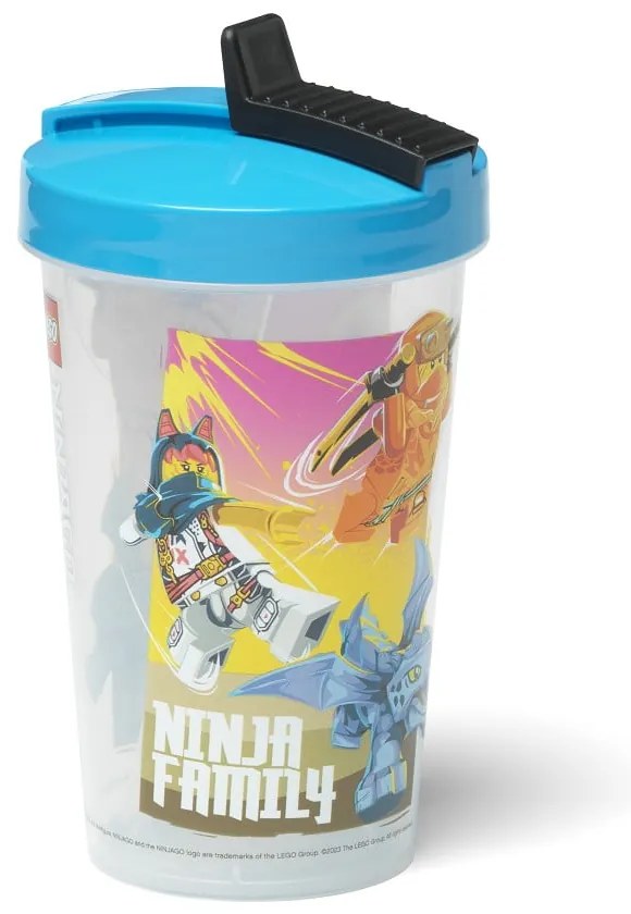 Modrá detská fľaša 500 ml Ninjago – LEGO®