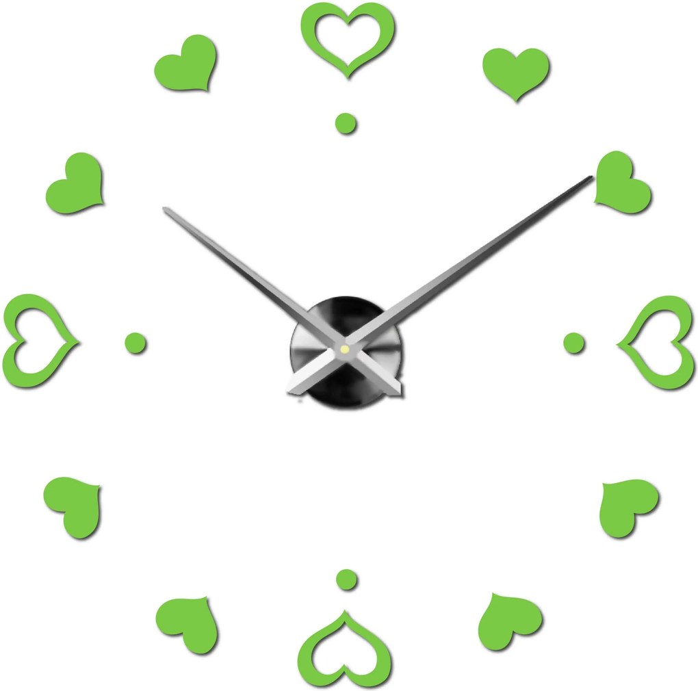 SENTOP | Nástenné hodiny ako obraz moderné hodiny vyrobené z plastu 12S046-S-Wall clock HEU- analógové